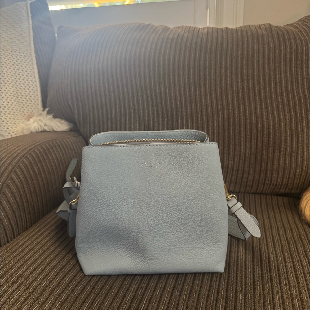 NWT Radley Dukes Place Medium Compartment Crossbody Bag - Bright Blue - Picture 7 of 15